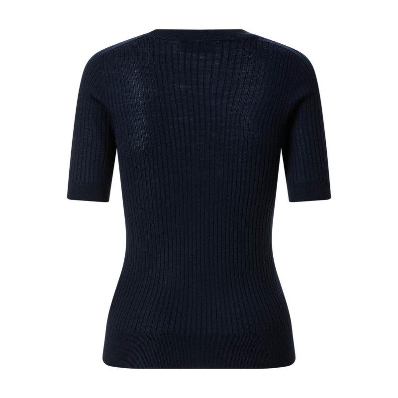 Lacoste Geripptes T-Shirt Damen