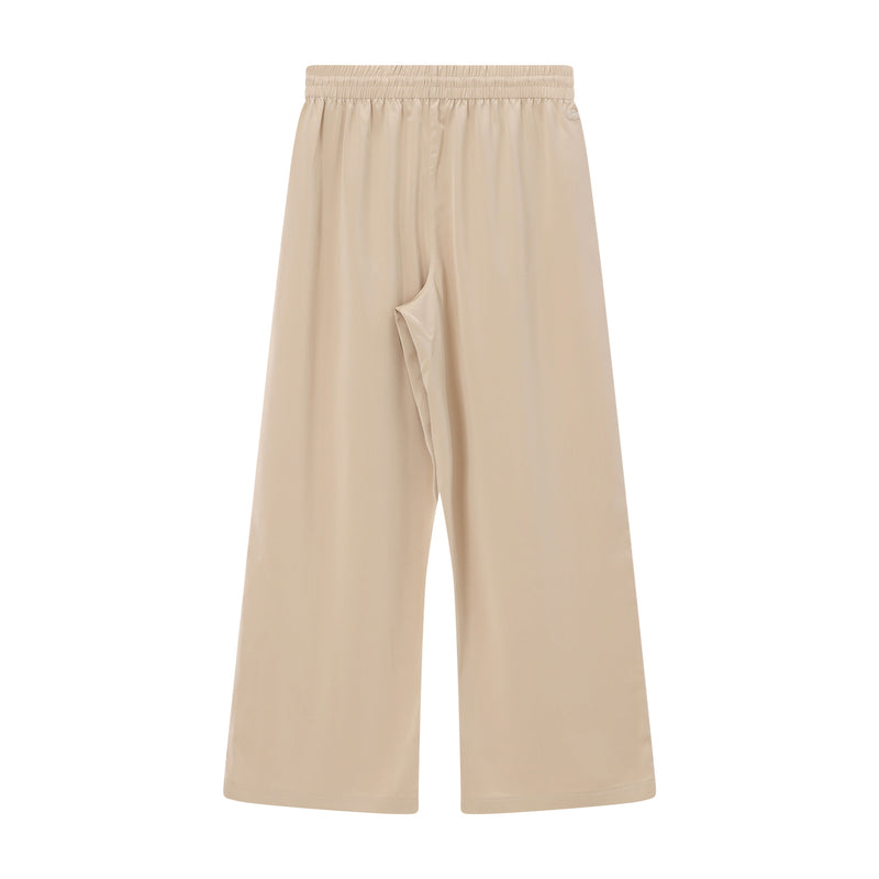 Lacoste Wide-Leg Hose aus Satin Damen