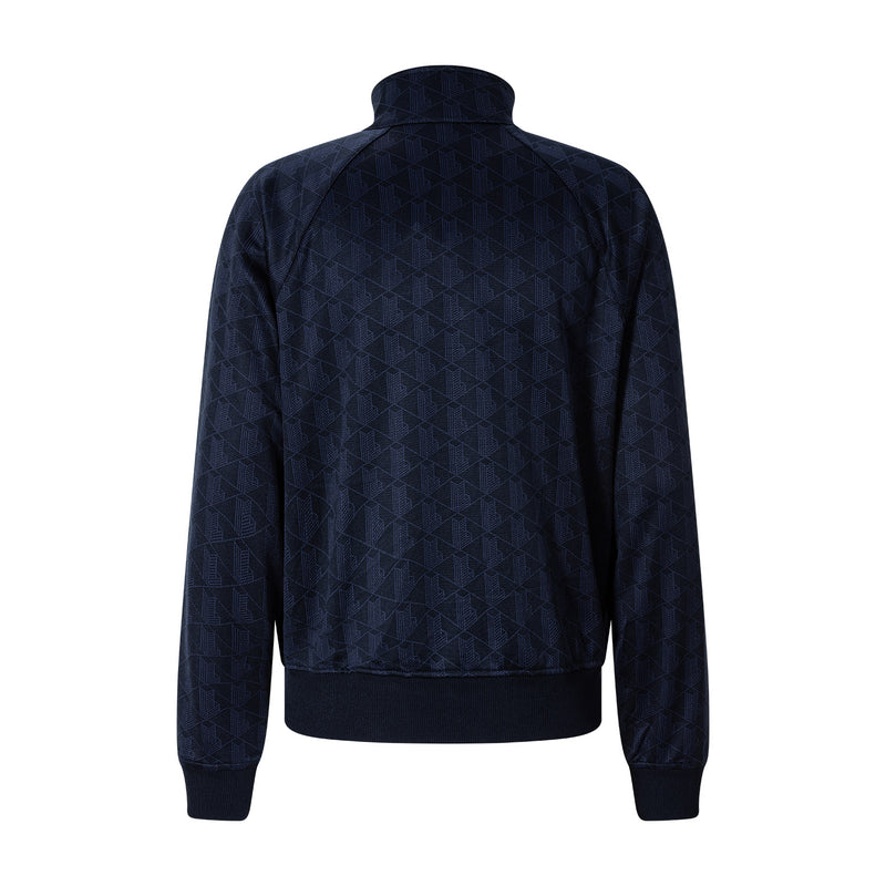 Sweatjacke mit Stehkragen 7 / Navy