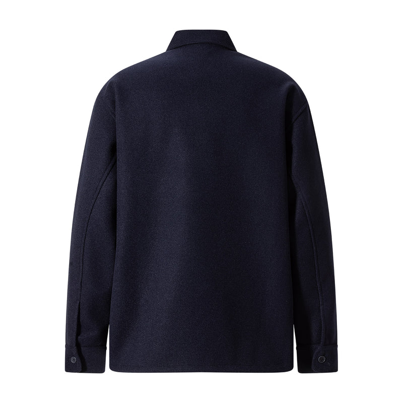 Overshirt mit Brusttasche 56 / Navy