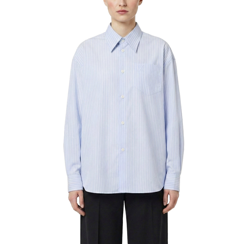 ami Paris Gestreifte Hemdbluse Damen