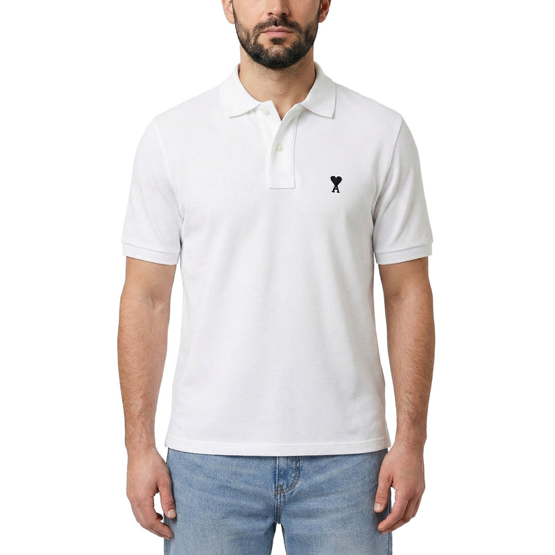 ami Paris Poloshirt mit Logo Herren