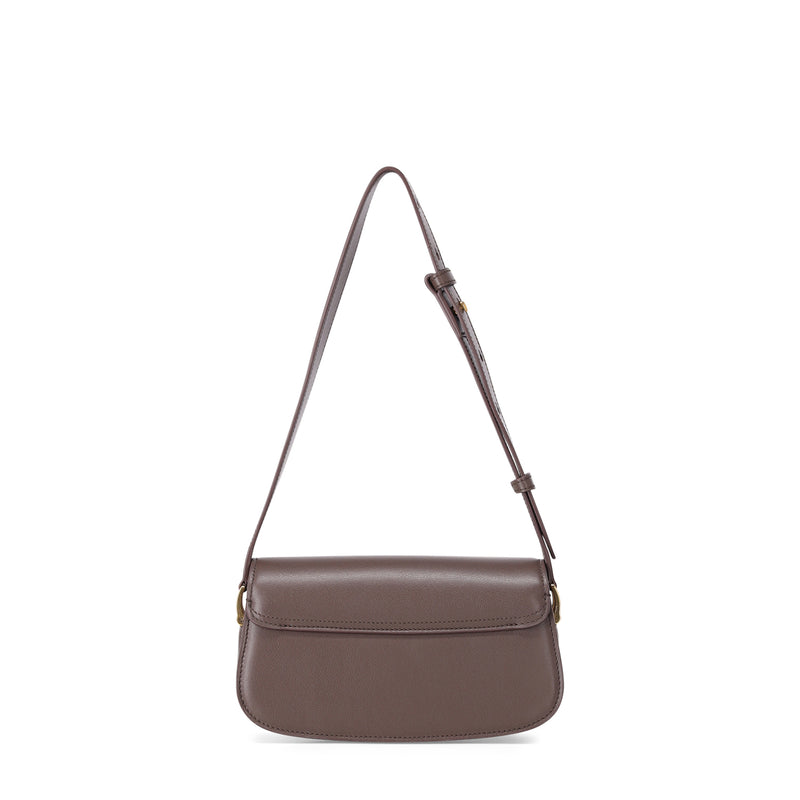 Schultertasche aus Rindsleder One Size / Braun