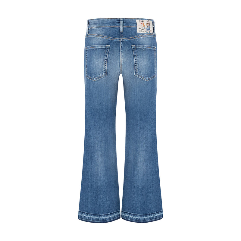 Cambio Boot Cut Jeans Felina cropped Damen