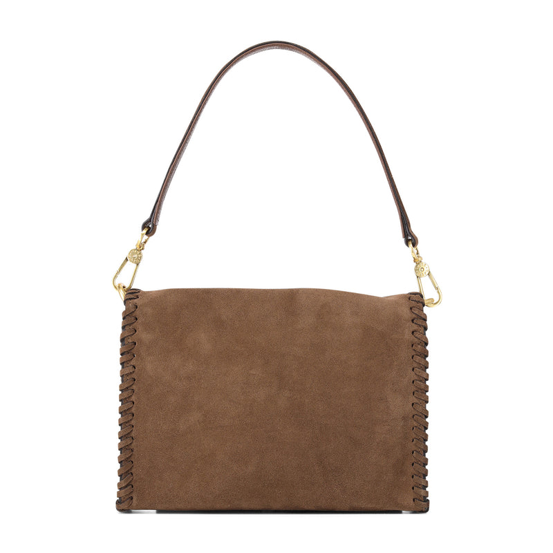 Abro Schultertasche Temi aus Veloursleder Damen