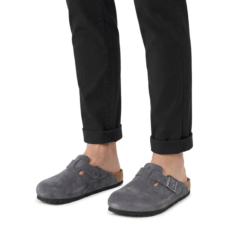 Birkenstock Sandalen Boston aus Veloursleder Herren