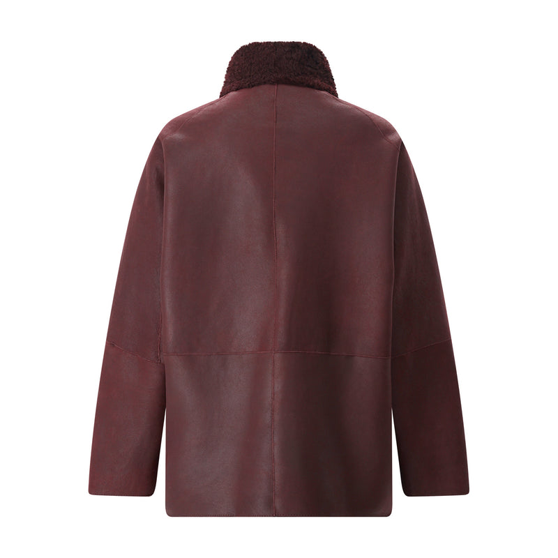 Wendejacke Grace aus Leder 40 / Rot