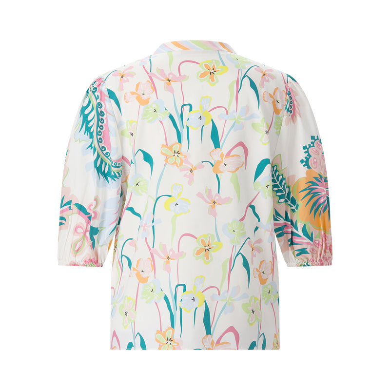 Herzen's Angelegenheit Kurzarmbluse aus Seide Damen