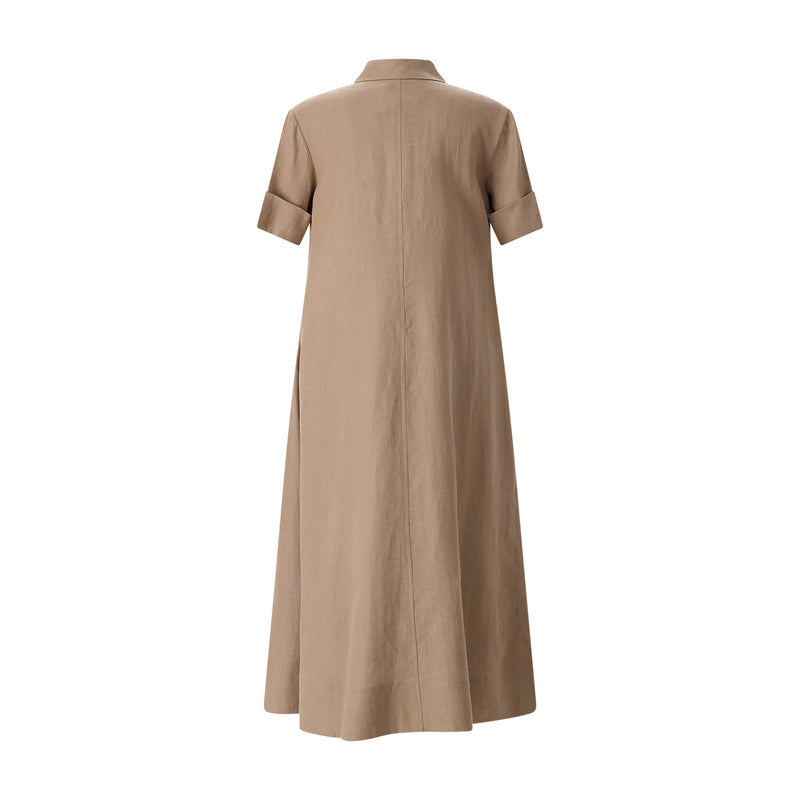 Riani Midikleid aus Leinen Damen