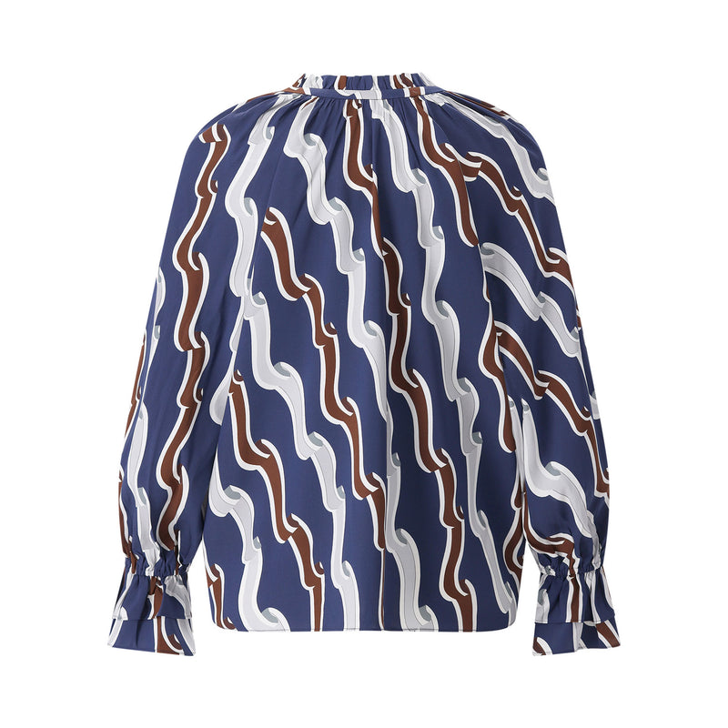 Herzen's Angelegenheit Seidenbluse mit Print Damen