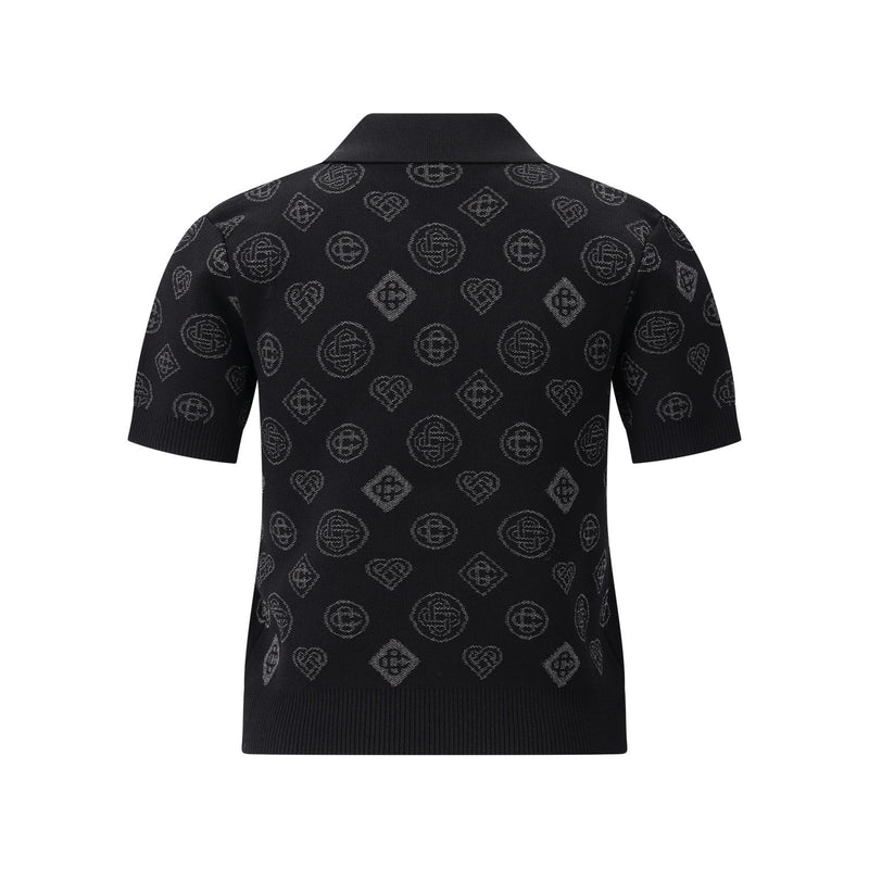 Casablanca Poloshirt mit Logoprint Damen