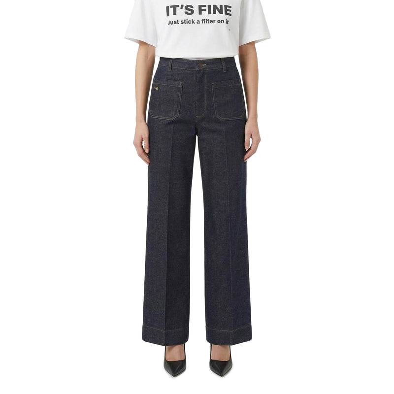 Victoria Beckham Wide Leg Jeans Alina Damen