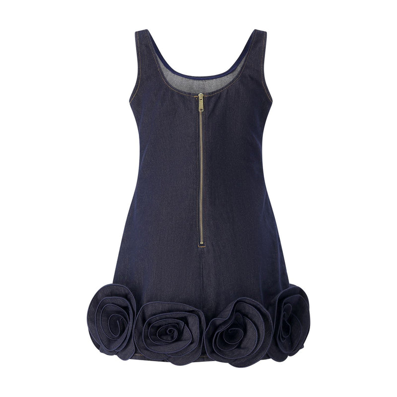 self-portrait Minikleid aus Denim Damen