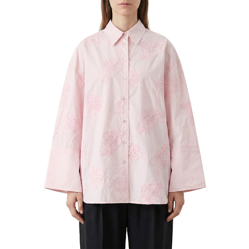 Rotate Oversized Bluse mit Blumendetails Damen