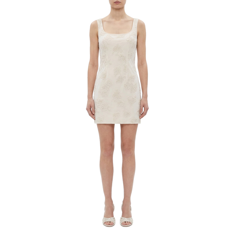 Minikleid mit Perlen