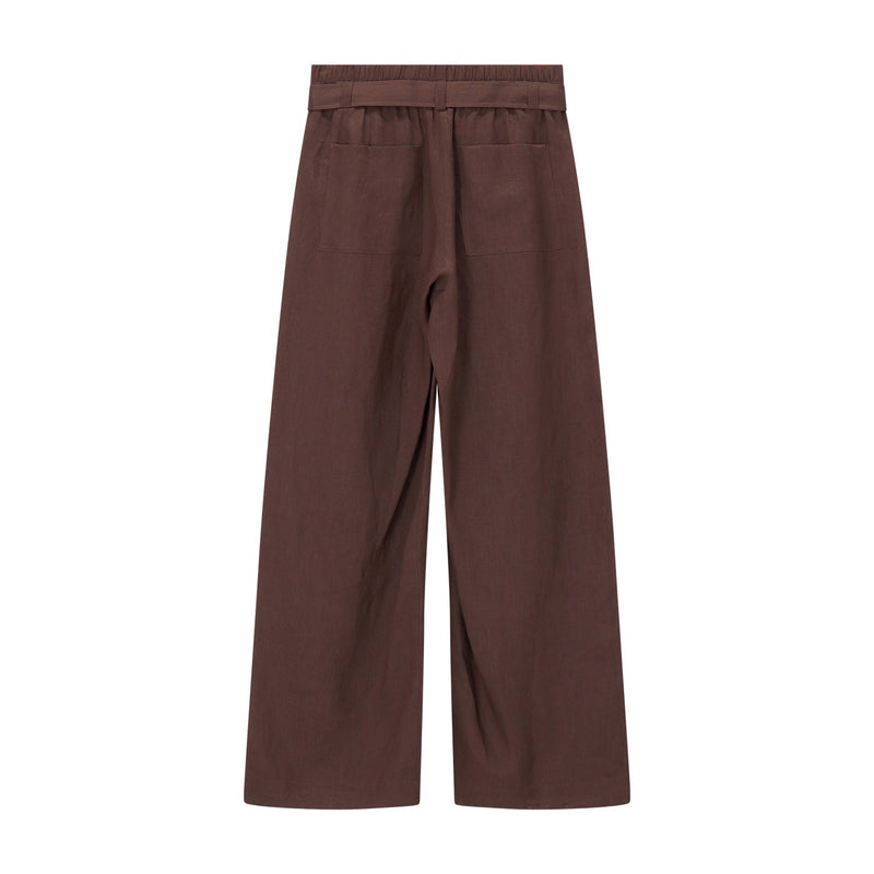 Windsor Weite Hose aus Leinen Damen
