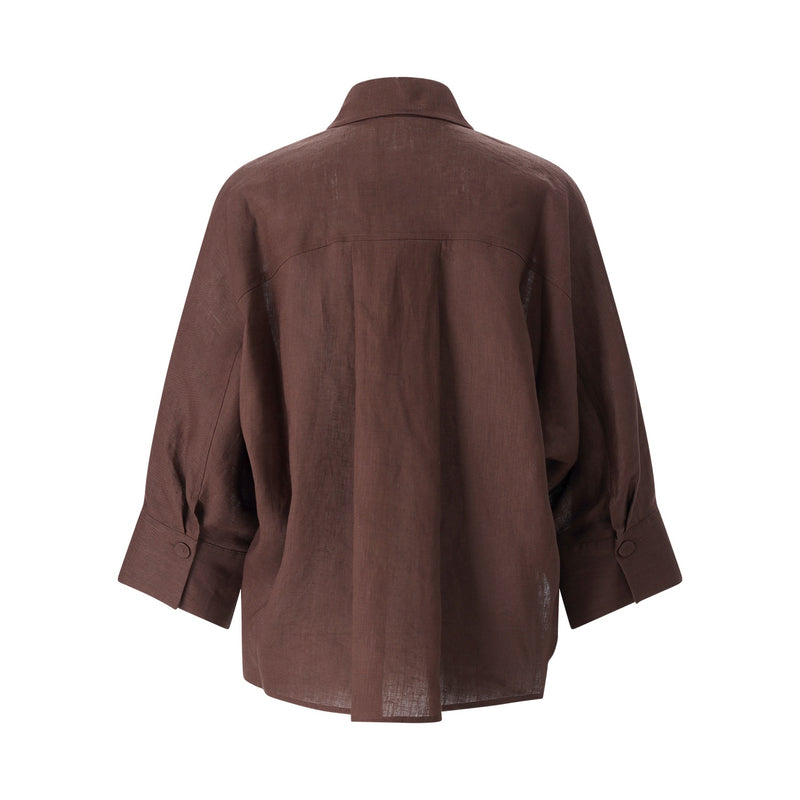 Windsor Hemdbluse aus Leinen Damen