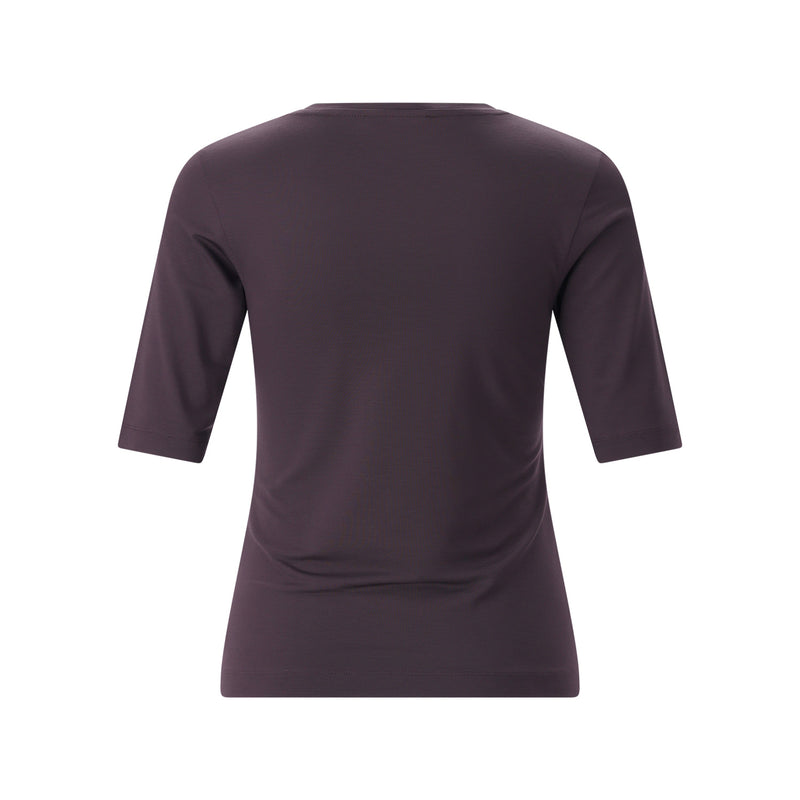 Slim-Fit T-Shirt 44 / Dunkellila