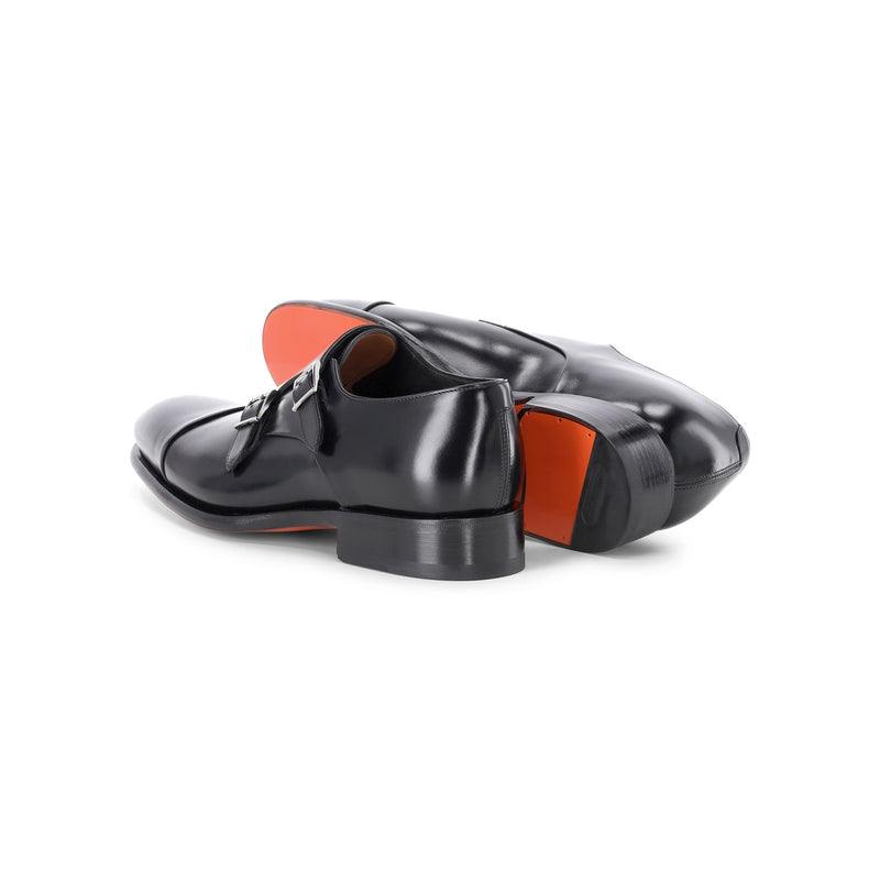 Santoni Doppel-Monkstraps aus Leder Herren