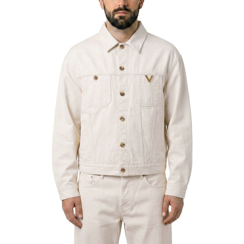 Valentino Jeansjacke mit Logo-Detail Herren