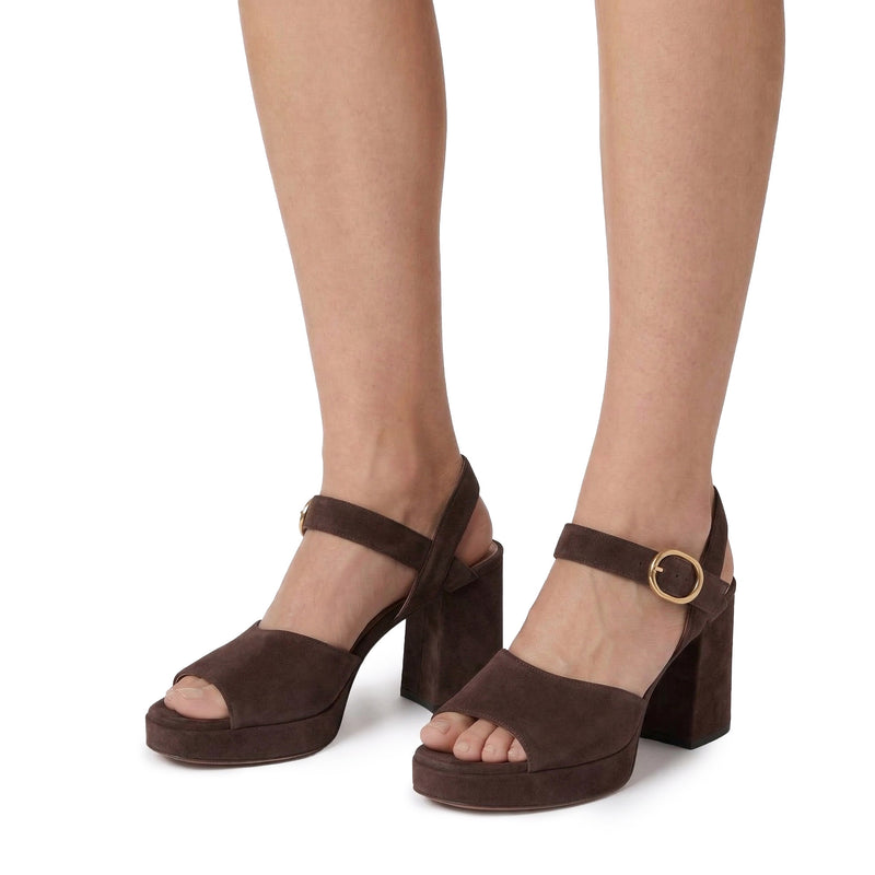 Pumps aus Veloursleder