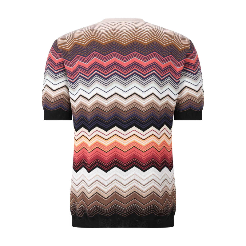 Missoni T-Shirt mit Chevron-Muster Herren