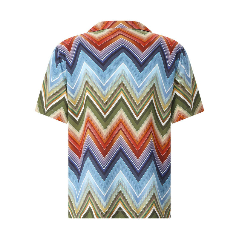 Kurzarmhemd mit Muster XXL / Multicolor