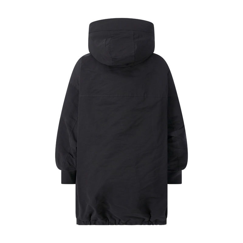 Parka Zahara mit Kapuze L / Schwarz