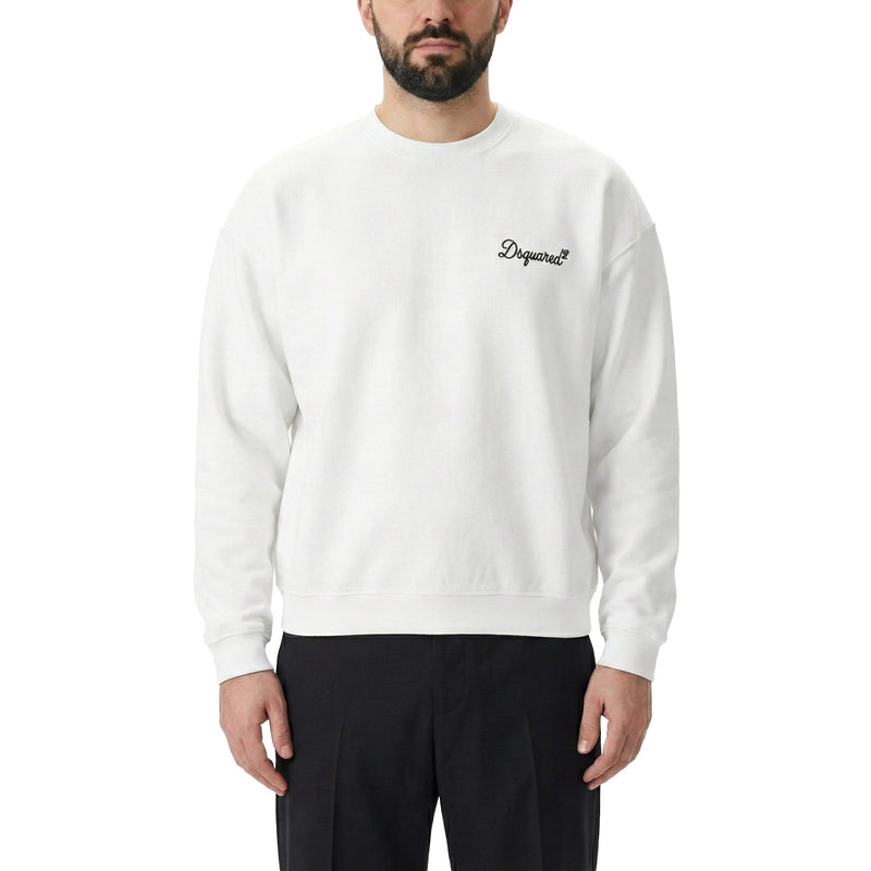 DSQUARED2 Sweatshirt mit Logo-Stickerei Herren