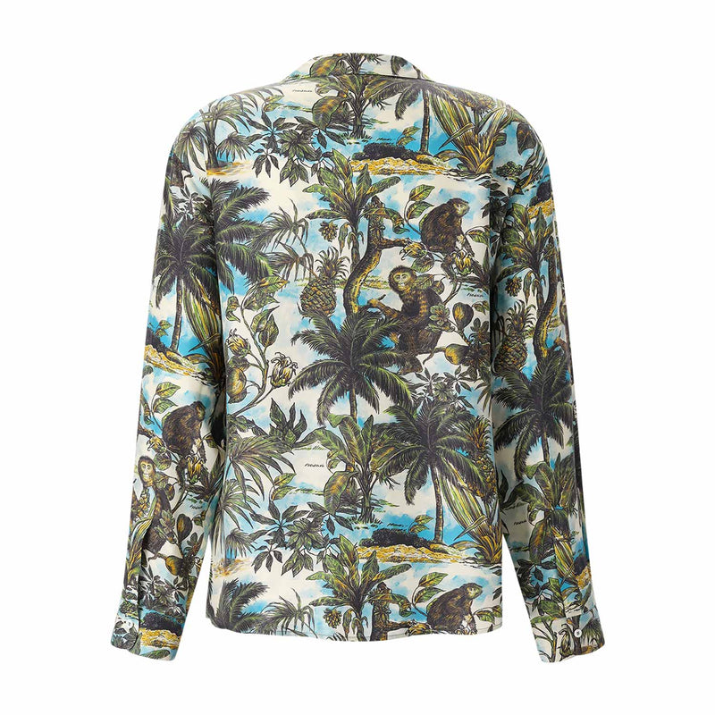 DSQUARED2 Seidenhemd mit Print Herren