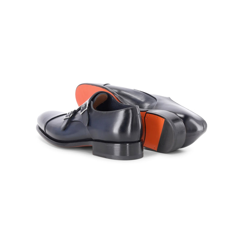 Santoni Doppel-Monkstraps aus Leder Herren