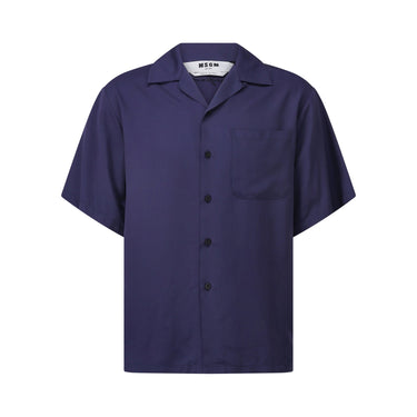MSGM Oversized Bowlinghemd aus Satin Herren