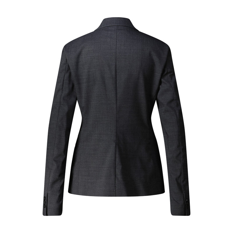 Taillierter Blazer aus Woll-Mix 40 / Dunkelgrau