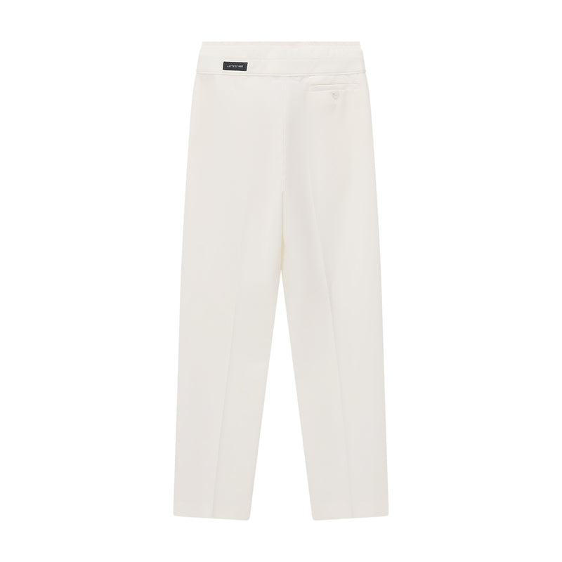 Stoffhose aus Woll-Mix 42 / Creme