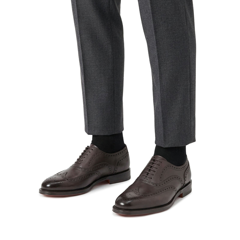 Schnürschuhe aus Leder