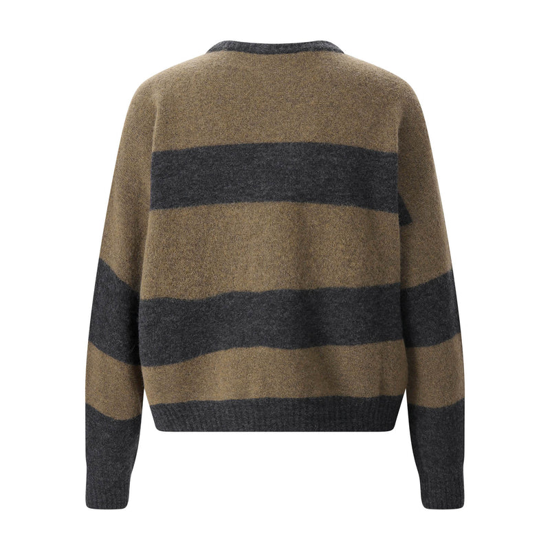 Pullover Tuono aus Alpaka-Woll-Mix L / Graugrün