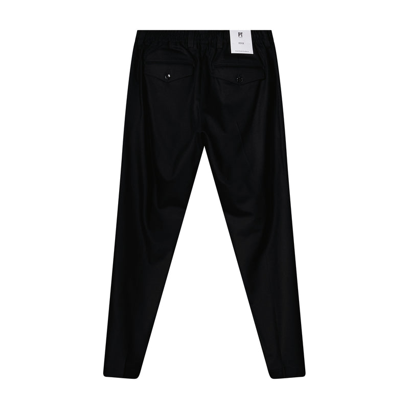 Hose aus Wollmix 38 / Schwarz