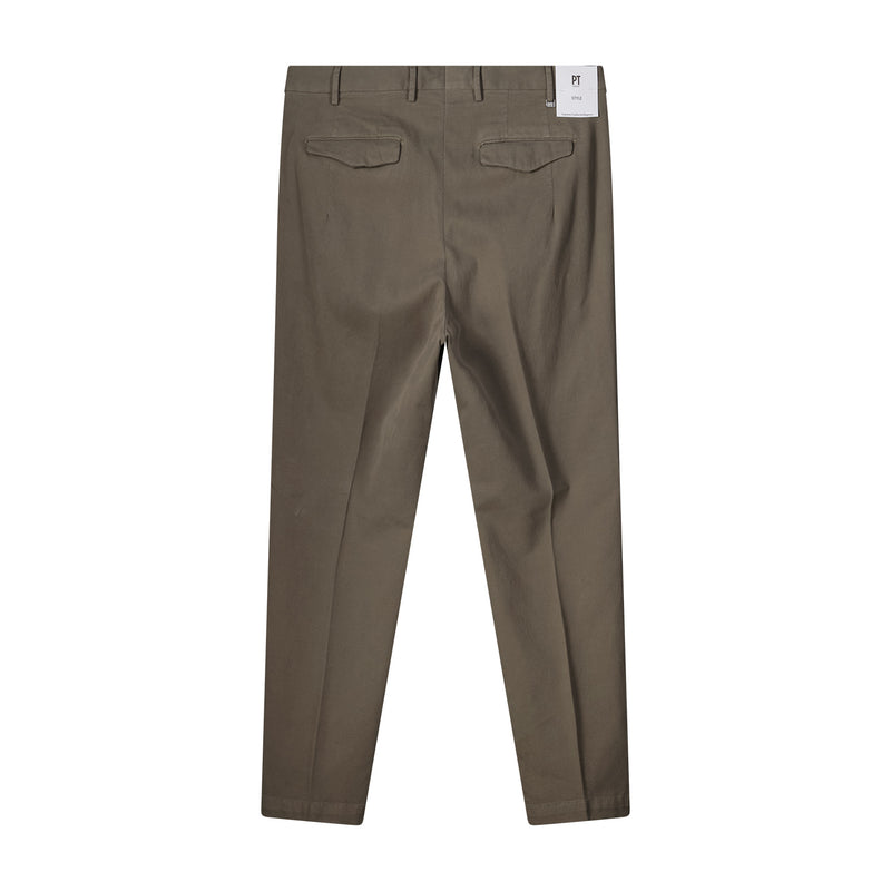 Slim-Fit Hose aus Baumwolle 56 / Hellbraun