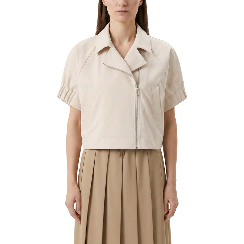 Fabiana Filippi Kurzarm-Jacke aus Materialmix Damen