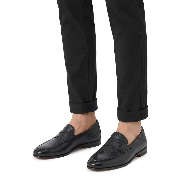 Santoni Loafer Carlos aus Leder Herren