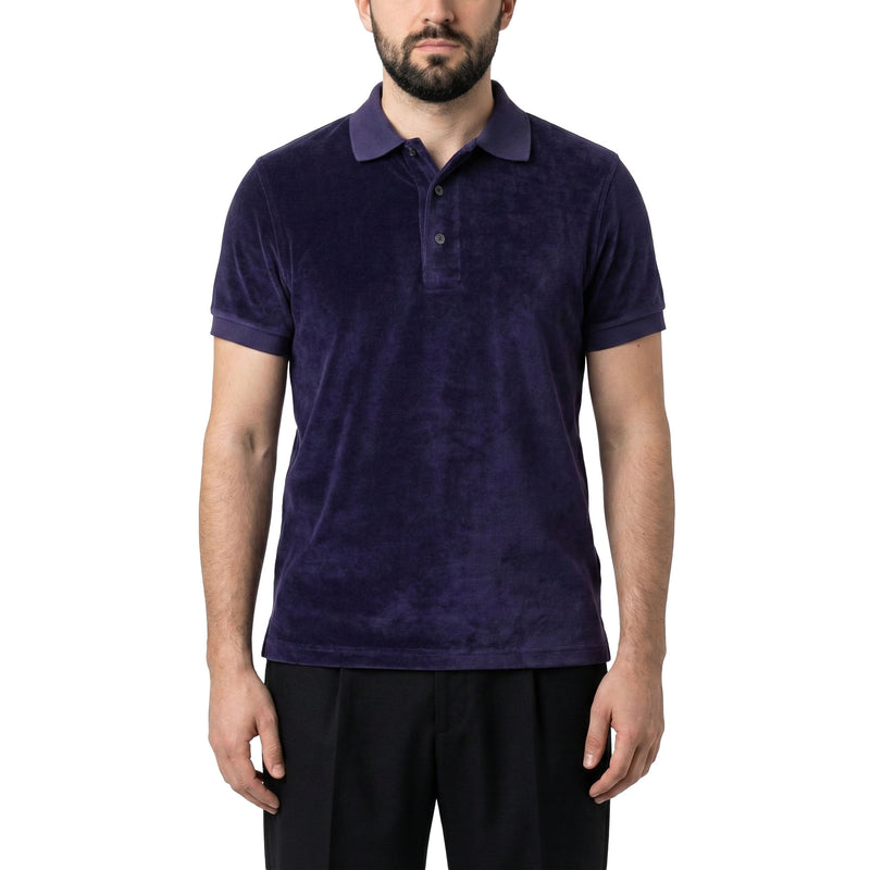 Tom Ford Poloshirt aus Samt Herren
