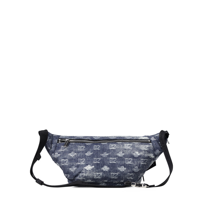 Gürteltasche mit Allover-Logo One Size / Blau