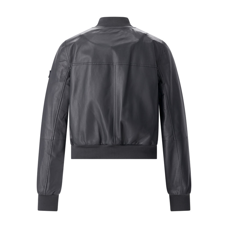 Bomberjacke CHOISYA aus Nappaleder 42 / Schwarz