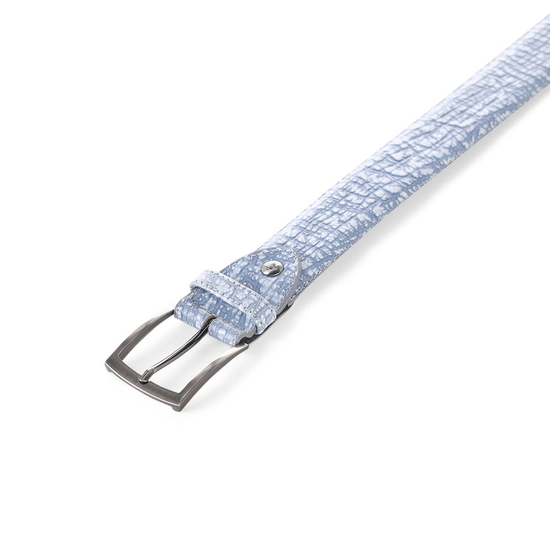 Gürtel aus Leder 95cm / Blau