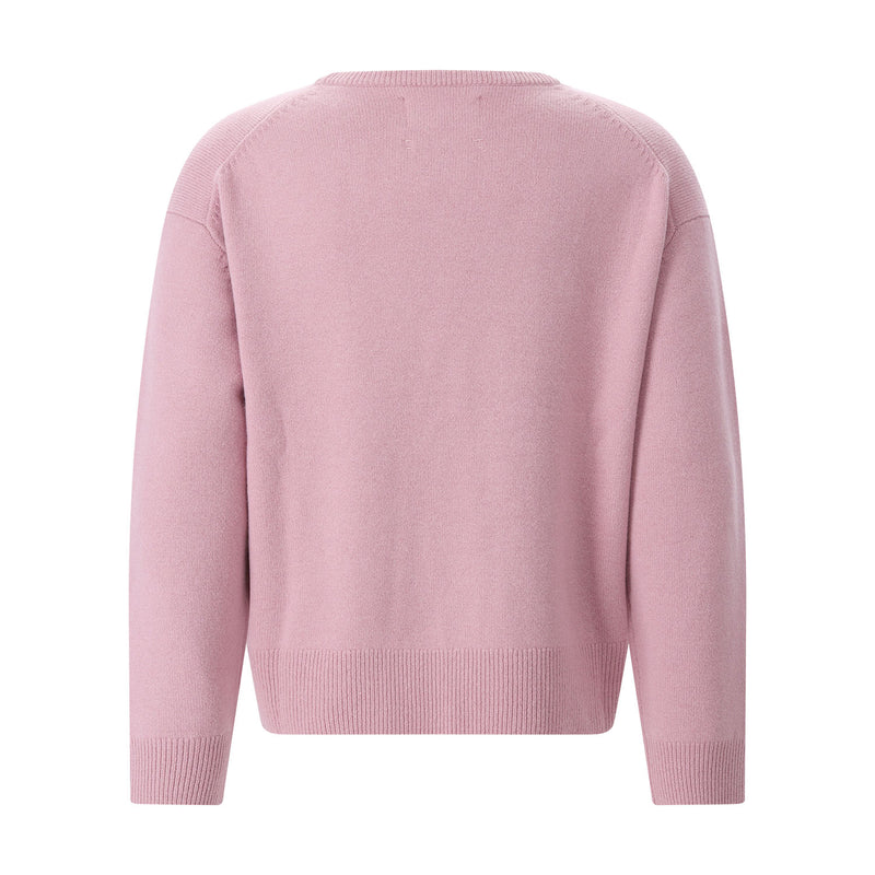 Pullover Nr. 431 Mike aus Kaschmir One Size / Rosa