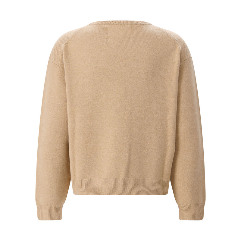 Pullover Nr. 431 Mike aus Kaschmir One Size / Hellbraun