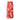 Midirock mit Blumenprint 46 / Rot