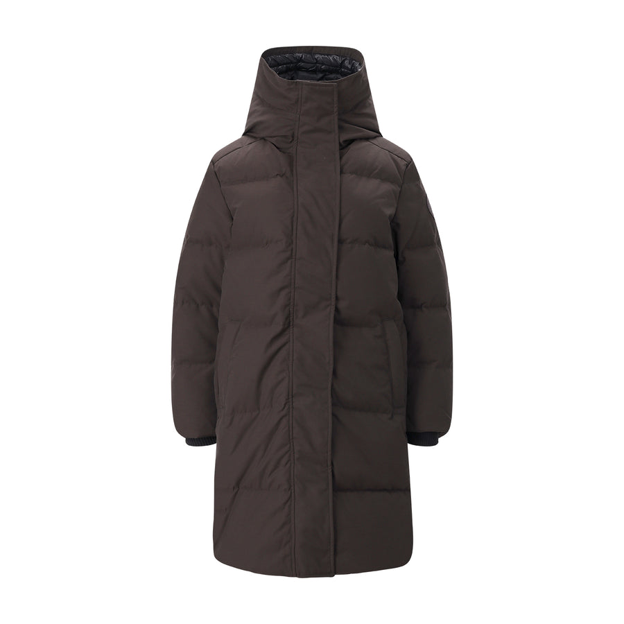 Parka Louise mit Daunen XXL / Dunkelbraun