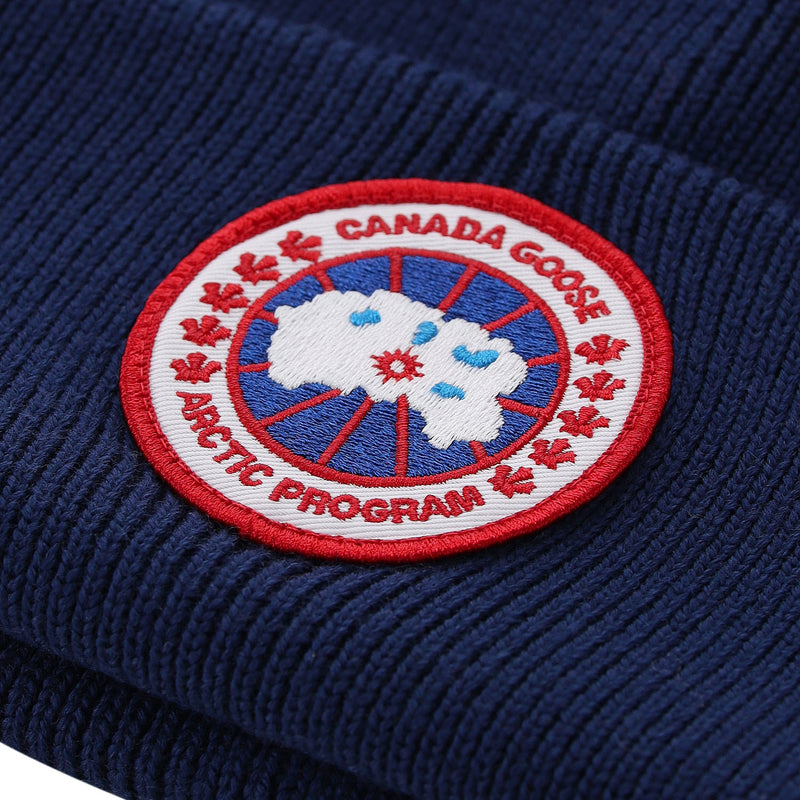 Beanie mit Logo One Size / Dunkelblau
