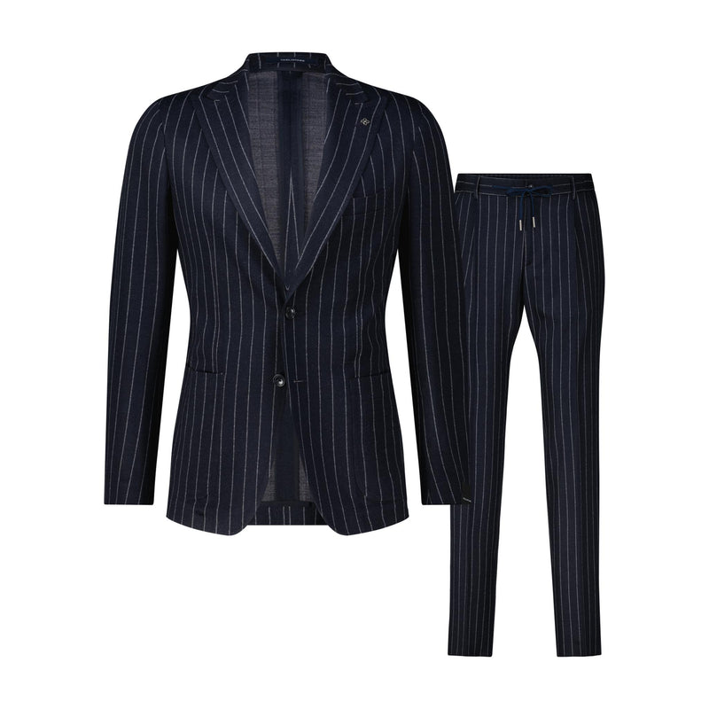 Tagliatore Gestreifter zweiteiliger Anzug Derrick Herren